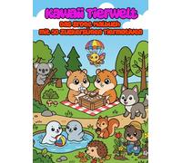 Kawaii Tierwelt - Das große Malbuch mit 50 zuckersüßen Tiermotiven: Entspannendes Ausmalbuch für Kinder & Erwachsene | Niedliche Tiere im Kawaii-Stil | Stressabbau & Kreativität fördern