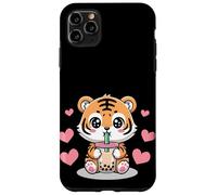Kawaii Tiger Boba Lover Illustration Carcasa para iPhone 11 Pro MAX