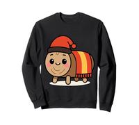 Kawaii Tió de Nadal Gráfico de Navidad Catalán Español Sudadera