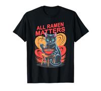 Kawaii Todo EL Ramen Importa Gato Mamá Ramen Pasivamente Papá Camiseta