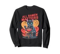 Kawaii Todo EL Ramen Importa Gato Mamá Ramen Pasivamente Papá Sudadera