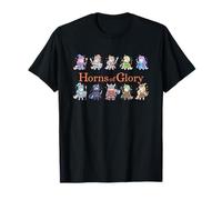 Kawaii Unicorn Fantasy Gift Women Girls - Horns of Glory Camiseta