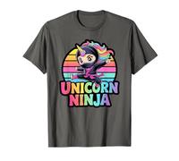 Kawaii Unicornio NINJA Cumpleaños Lindo I Like Fancy Dress Squad Camiseta