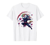 Kawaii Unicornio Ninja Cumpleaños Niña Magical Warrior My Kungfu Camiseta