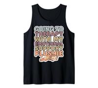 Kawaii va a Terapia con mi Peluche de Apoyo Emocional Camiseta sin Mangas