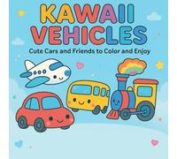 KAWAII VEHICLES: “Cute Cars and Friends to Color and Enjoy”