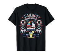 Kawaii Velero Aventura Barco Océano Limonada Camiseta