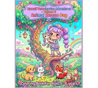Kawaii Veterinarian Adventures - Volume 2: Animal Rescue Day: Coloring Book For Ages 6-8 Years