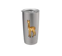 Kawaii Vicuna Vaso térmico de acero inoxidable de doble pared
