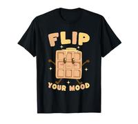 Kawaii Waffle Dale la Vuelta a tu Estado de ánimo Mensaje Positivo Camiseta
