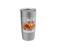 Kawaii Womens Kids Cute I Nap Periodically Red Panda Lover Vaso térmico de acero inoxidable de doble pared