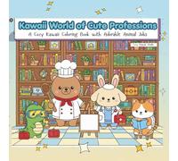 Kawaii World of Cute Professions: A Cozy Kawaii Coloring Book with Adorable Animal Jobs