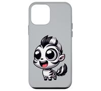 Kawaii Zebra Lindo Safari Chibi Animal Cartoon Carcasa para iPhone 12 mini