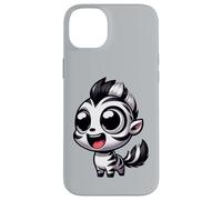 Kawaii Zebra Lindo Safari Chibi Animal Cartoon Carcasa para iPhone 14 Plus
