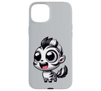 Kawaii Zebra Lindo Safari Chibi Animal Cartoon Carcasa para iPhone 15 Plus