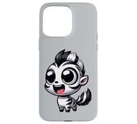 Kawaii Zebra Lindo Safari Chibi Animal Cartoon Carcasa para iPhone 15 Pro Max