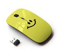 KawaiiMouse [ Ratón óptico 2.4G inalámbrico ] Happy Smiley Face