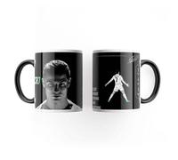 KAWAINK Cristiano Ronaldo - Talent Without Working Hard is Nothing Black & White Mug