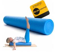 Kawanyo Rodillo Yoga y Pilates 90 cm para Faszientraining, Equilibrio y Estabilidad - Foam Roller de Espuma Masaje Muscular, ideal para Ejercicio, Fis