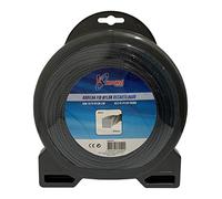 Kawapower Hilo de nylon para desbrozadoras 3MM 56mt trenzado