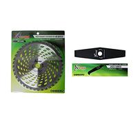 Kawapower KW00541 Disco Cuchilla de Widia Pro con 40 Puntas para desbrozadora + KW079 Disco Cuchilla de 2 Puntas 310X3.0 para desbrozadora