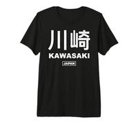 Kawasaki City Retro Estética Japonesa Kawasaki Camiseta Premium