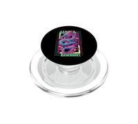 Kawasaki City Synthwave 80s Dragón Asiático Vaporwave PopSockets PopGrip para MagSafe
