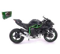 Kawasaki Ninja H2 R Black/ Verde 1:12 Modelo 32708 Maisto