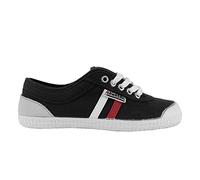 Kawasaki Retro 23 Canvas Shoe K2360W14 Black Red/White Stripe - 45 EU