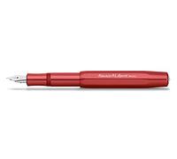 Kaweco Al Sport 10001565 - Pluma estilográfica (plumín de acero con grosor extra ancho, longitud 13 cm), color rojo oscuro y rojo