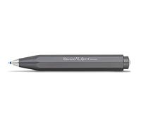 Kaweco Al Sport Anthracite Business Kuli de aluminio I Bol?grafo ligero de bolsillo de 12 g con mecanismo de curva de coraz?n fiable I Bol?grafo satinado 10,5 cm