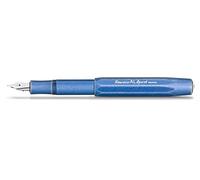 Kaweco Al Sport - Pluma estilográfica, diseño de estampado de lavado a la piedra, color azul