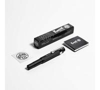 Kaweco AL Sport - Pluma estilográfica (plumín fino, clip octogonal, cromo), color negro