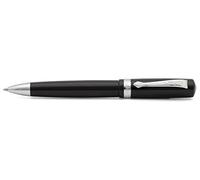 Kaweco Bolígrafo con caja de regalo de metal I Bolígrafo de bolsillo negro en diseño nostálgico I Kuli con grosor de trazo de 1 mm I Bolígrafo giratorio de 13 cm negro
