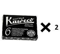 Kaweco cartuchos de tinta negra - paquete de 2
