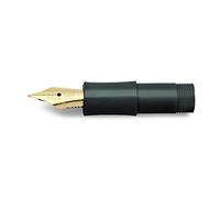 Kaweco Classic Sport Boquilla con plumín de acero dorado y punta de iridio para cartuchos de tinta, verde verde, ancho de pluma: M (medio), pluma estilográfica