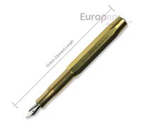 KAWECO latón deportiva bolsillo Estilográfica - Elije Punta Opciones