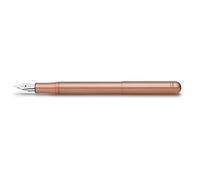 Kaweco Liliput - Pluma estilográfica de cobre I exclusiva para cartuchos de tinta I Incluye caja metálica retro I pluma 12,5 cm I Ancho de pluma: M (medio)
