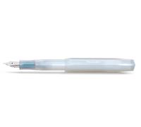 Kaweco LUNAR SPORT Pluma estilográfica azul claro, exclusiva pluma estilográfica de plástico para cartuchos de tinta, pluma estilográfica de 12,7 cm en azul claro, ancho del plumín: BB (extra ancha)