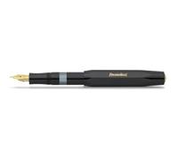 Kaweco PISTON SPORT CLASSIC - Pluma estilográfica de plástico de alta calidad para botellas de tinta con ventana de tinta transparente en caja nostálgica, relleno de pistón exclusivo de 13 cm, plumín: