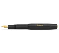 Kaweco Pluma estilográfica Classic Sport – plumín acero 23K con punta de iridio – 13,5 cm negro
