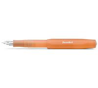 Kaweco Pluma estilográfica Frosted Sport I Premium de lujo para cartuchos de tinta con pluma de acero de alta calidad I Sport pluma 13,5 cm Soft Mandarine Ancho de pluma: B (Ancho)