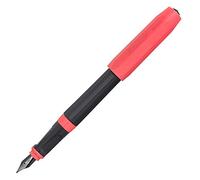 Kaweco Pluma estilográfica Perkeo Bad Taste I Pluma estilográfica para cartuchos de tinta, pluma escolar para principiantes con agarre ergonómico para escribir cómodamente. Ancho de la pluma: F (fino)