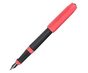 Kaweco Pluma estilográfica Perkeo Bad Taste I Pluma estilográfica para cartuchos de tinta, pluma escolar para principiantes con agarre ergonómico para escribir cómodamente. Ancho de la pluma: F (fino)