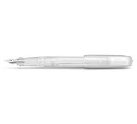 Kaweco Pluma estilográfica Perkeo para cartuchos de tinta, pluma escolar para principiantes, con mango ergonómico para escribir cómodamente, ancho del pluma: F (fino), color claro 15,5 cm