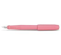 Kaweco Pluma estilográfica Perkeo para cartuchos de tinta, pluma escolar para principiantes, con mango ergonómico para escribir cómodamente, ancho de pluma: F (fino), color peony blossom 15,5 cm