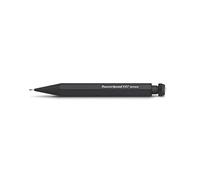 Kaweco Portaminas Special S 0,7 I Portaminas de aluminio en formato octogonal I Portaminas 10,5 cm I Portaminas recargable negro con goma de borrar