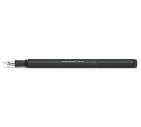 Kaweco SPECIAL Pluma estilográfica negra I Pluma estilográfica de aluminio premium para cartuchos de tinta con plumín de acero de alta calidad I Pluma estilográfica exclusiva con caja metálica de