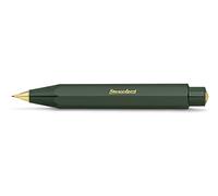 Kaweco Portaminas clásico de 0,7 mm HB, portaminas de plástico en diseño octogonal, portaminas de 11 cm, recargable, color verde