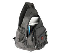 Kawei Knight Large Sling Backpack 1074 Mochila Tipo Bandolera, A-Negro, L Unisex Adulto